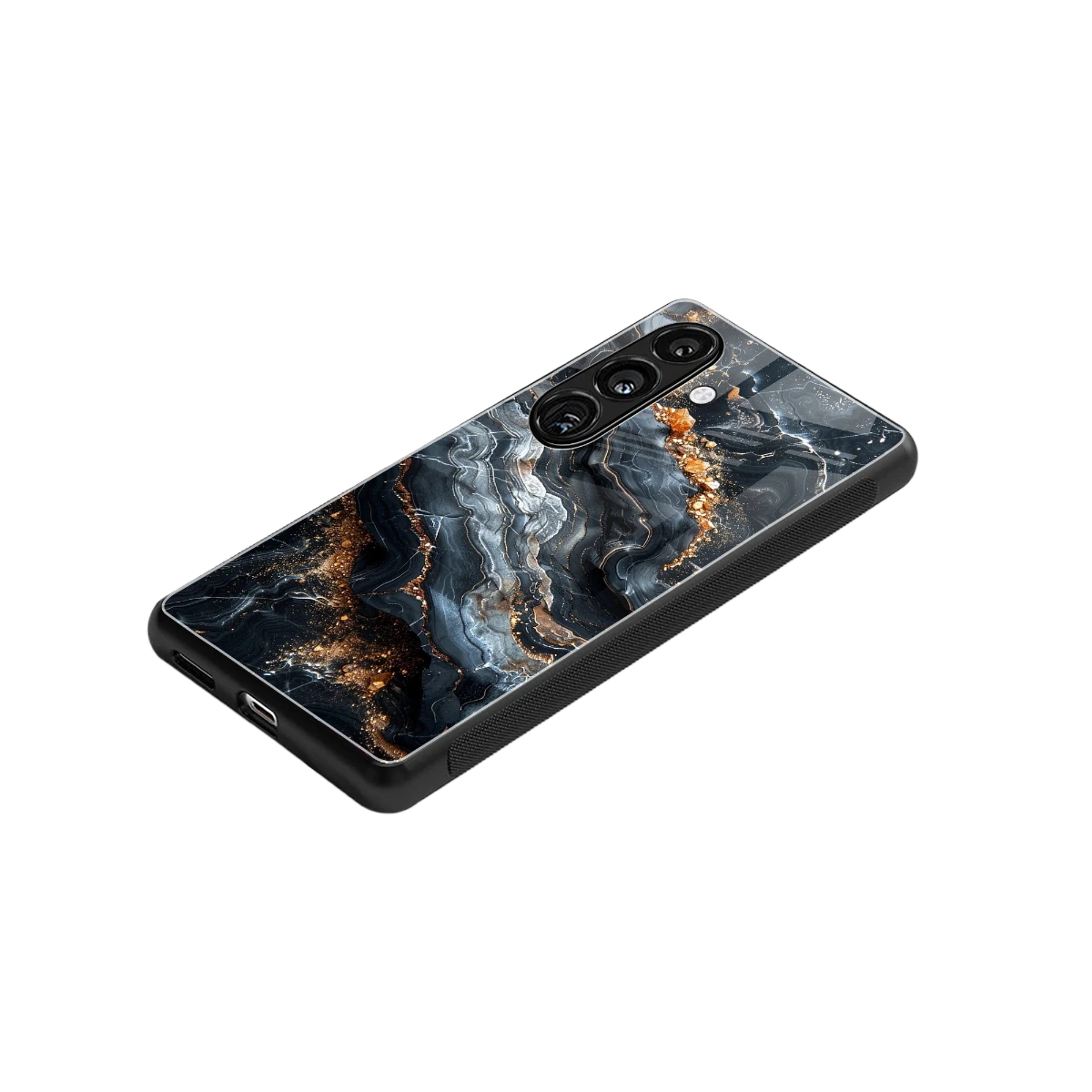 Arctic Stone stylish phone case for samsung galaxy s25 | glossy glass and slim fit