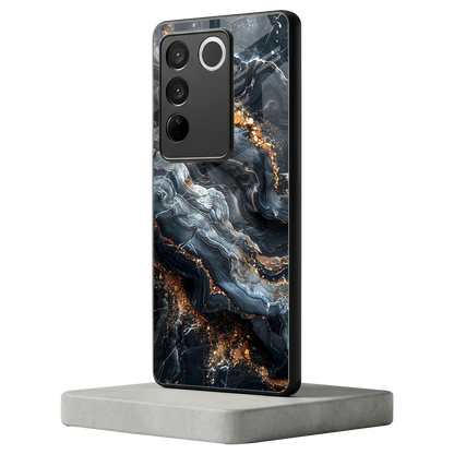 Arctic Stone vivo v27 5g mobile cover | shockproof glass phone case