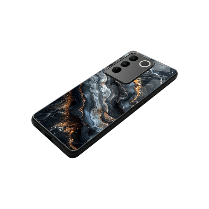 Arctic Stone stylish phone case for vivo v27 5g | glossy glass and slim fit