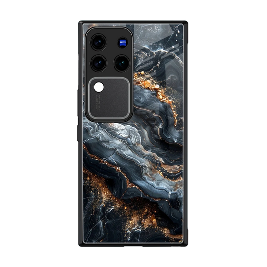 Arctic Stone back phone cover | glass case forvivo v30 pro