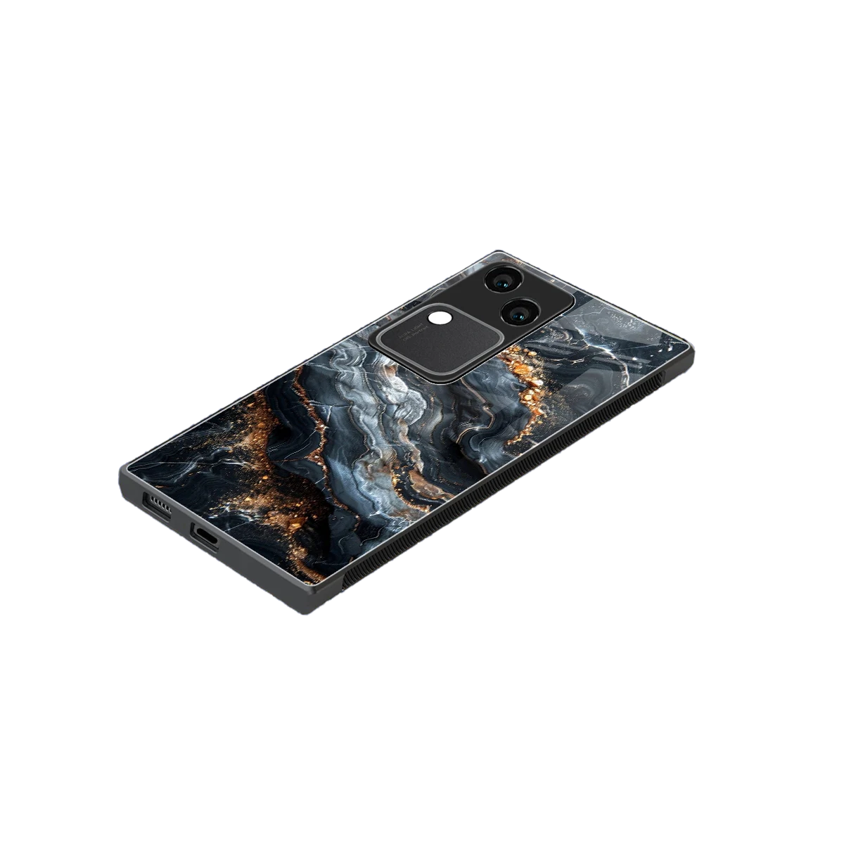 Arctic Stone stylish phone case for vivo v30 | glossy glass and slim fit