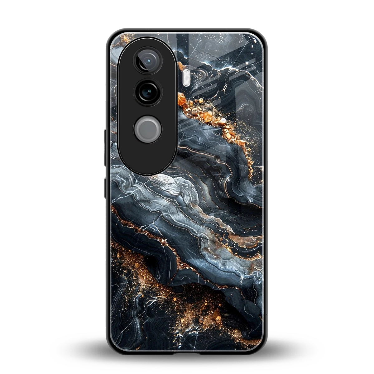 Arctic Stone back phone cover | glass case for vivo v40e