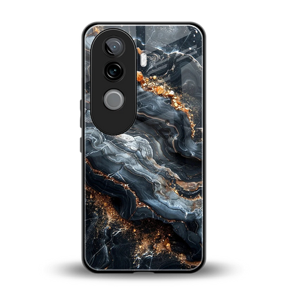 Arctic Stone back phone cover | glass case for vivo v40e