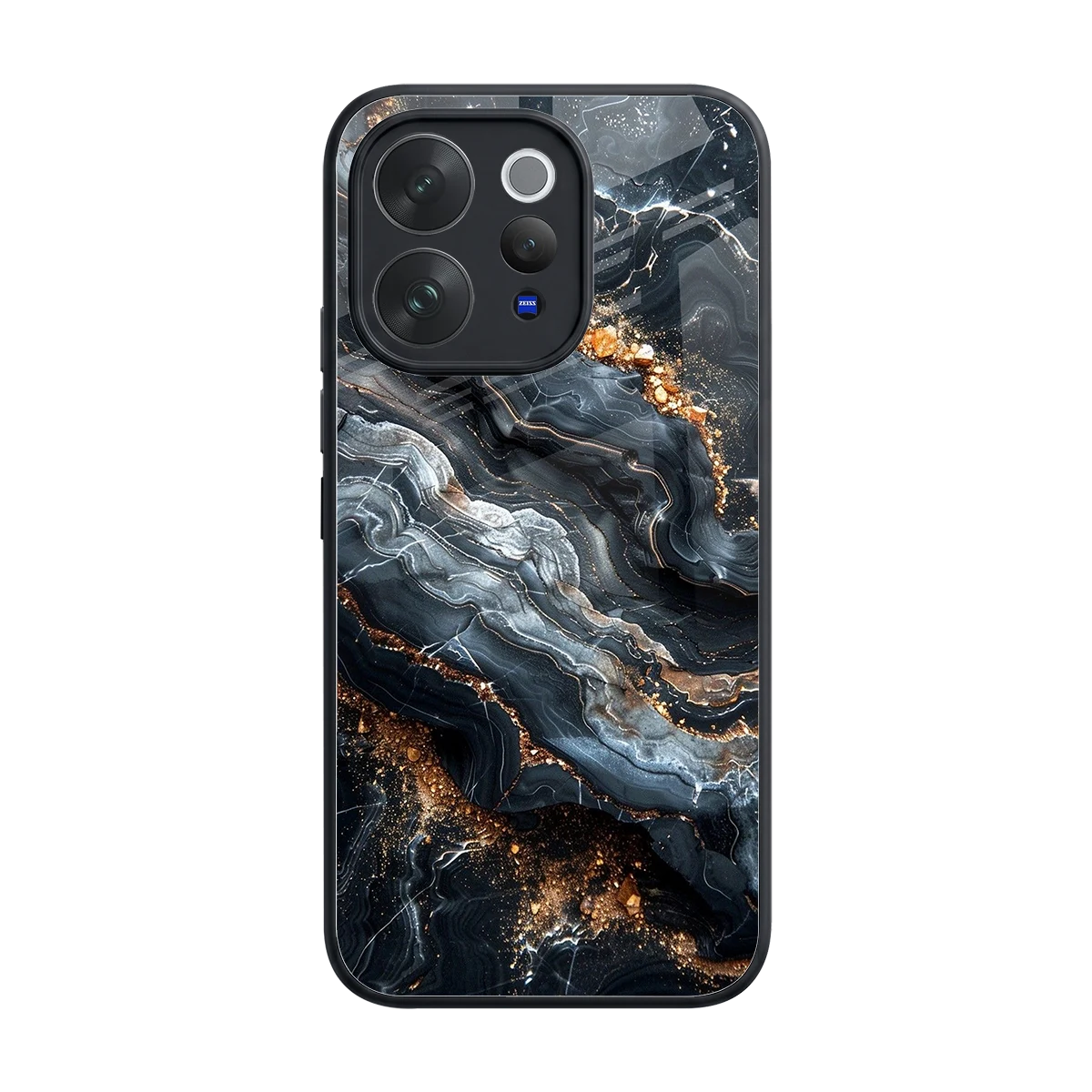 Arctic Stone back phone cover | glass case for vivo v70