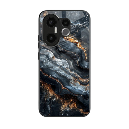 Arctic Stone back phone cover | glass case for vivo x200 fe