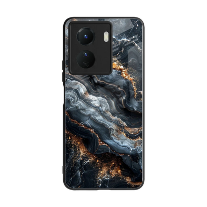 Arctic Stone back phone cover | glass case for vivo y16