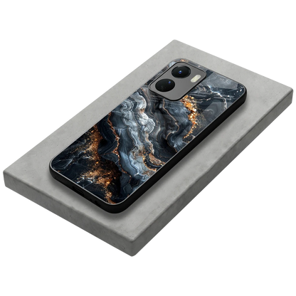 Arctic Stone stylish phone case for vivo y16 | glossy glass and slim fit