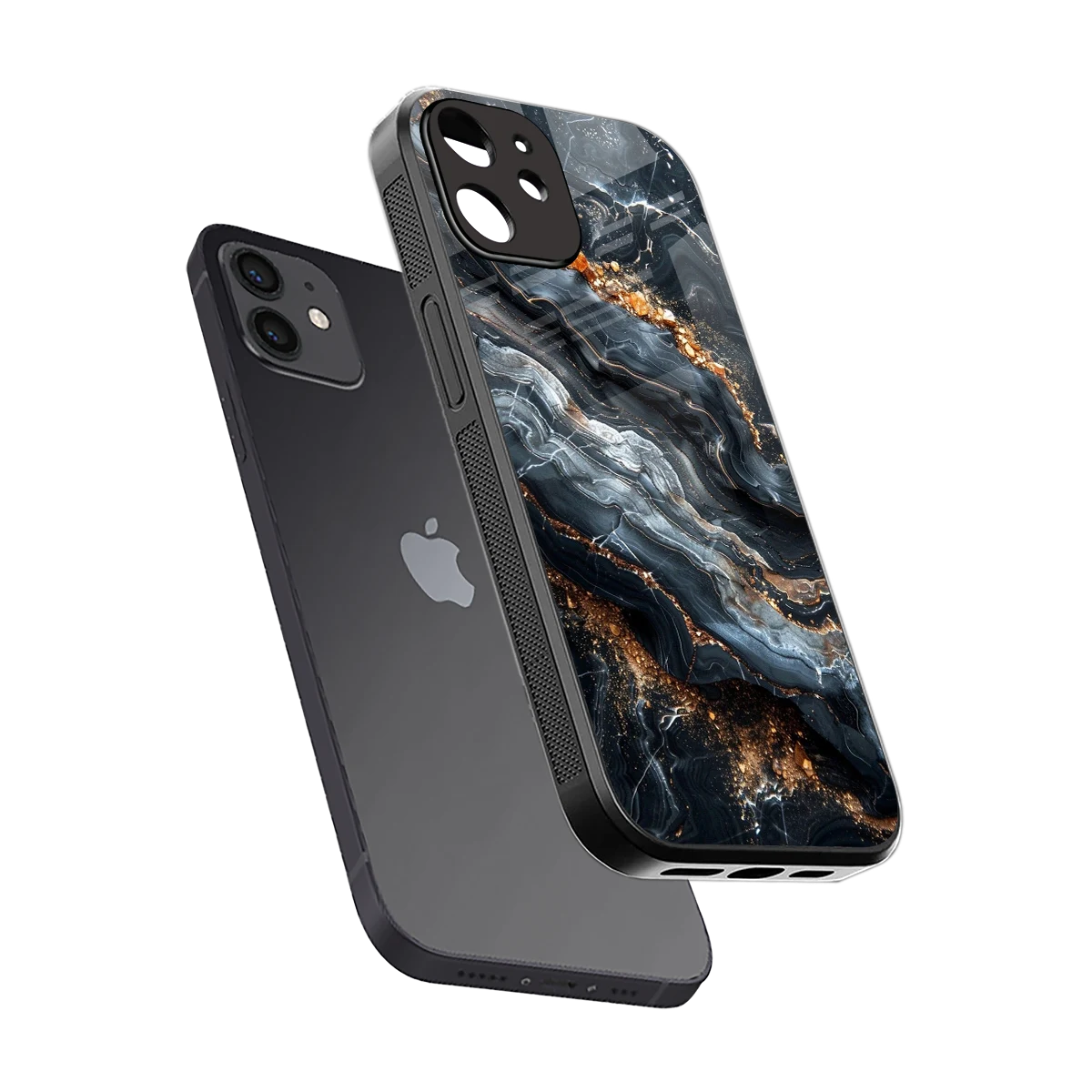 Arctic Stone sleek iphone 11 cover with tempered glass back and TPU edges
