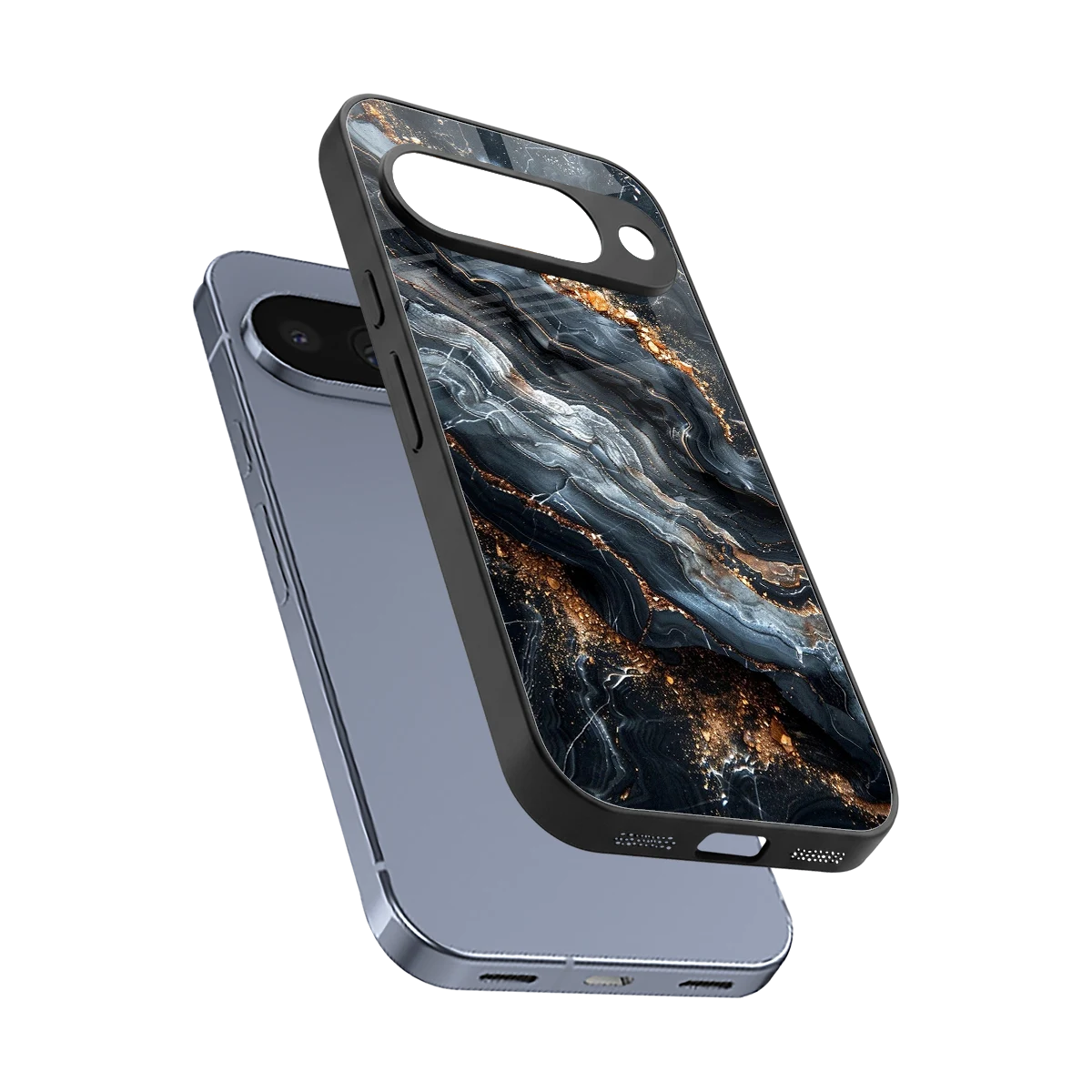 Arctic Stone sleek google pixel 10 cover with tempered glass back and TPU edges