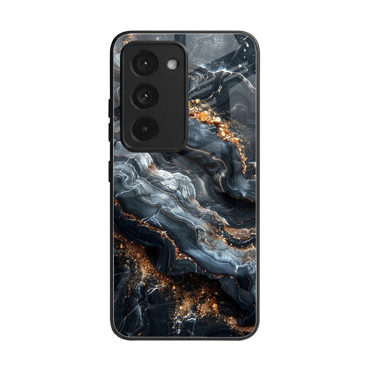 Arctic Stone back phone cover | glass case for redmi 15 5g