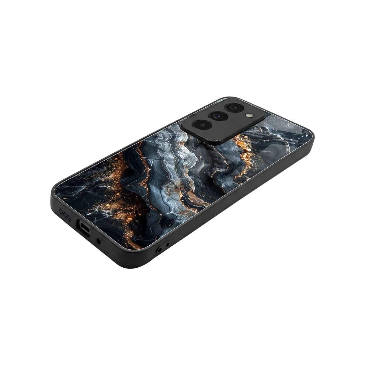 Arctic Stone stylish phone case for redmi 15 5g | glossy glass and slim fit