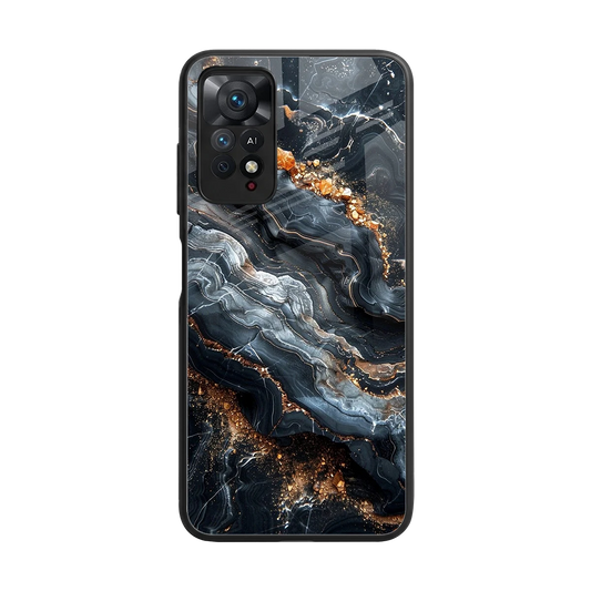 Arctic Stone back phone cover | glass case for redmi note 11 pro