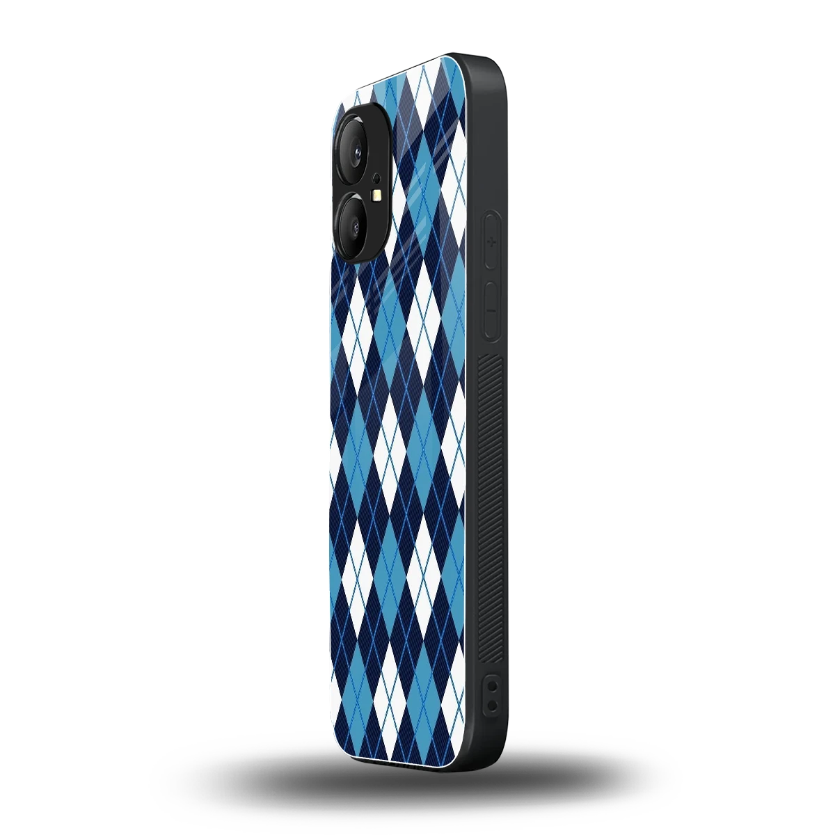 Argyle Blue nothing phone 1 mobile cover | shockproof glass phone case