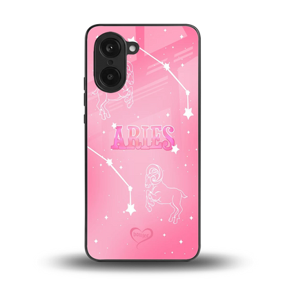Aries Aura back phone cover | glass case for oneplus nord ce5 5g