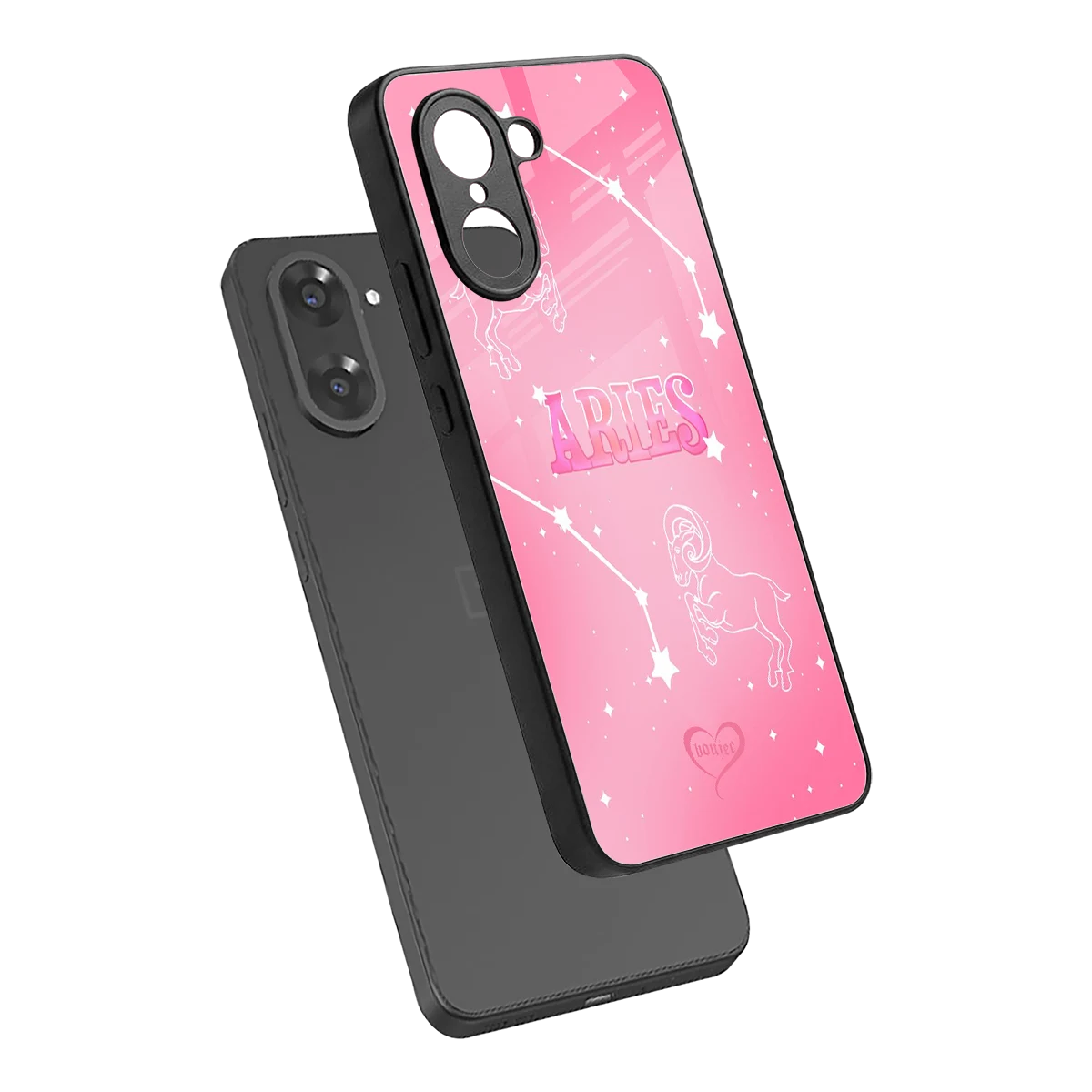 Aries Aura sleek oneplus nord ce5 5g cover with tempered glass back and TPU edges