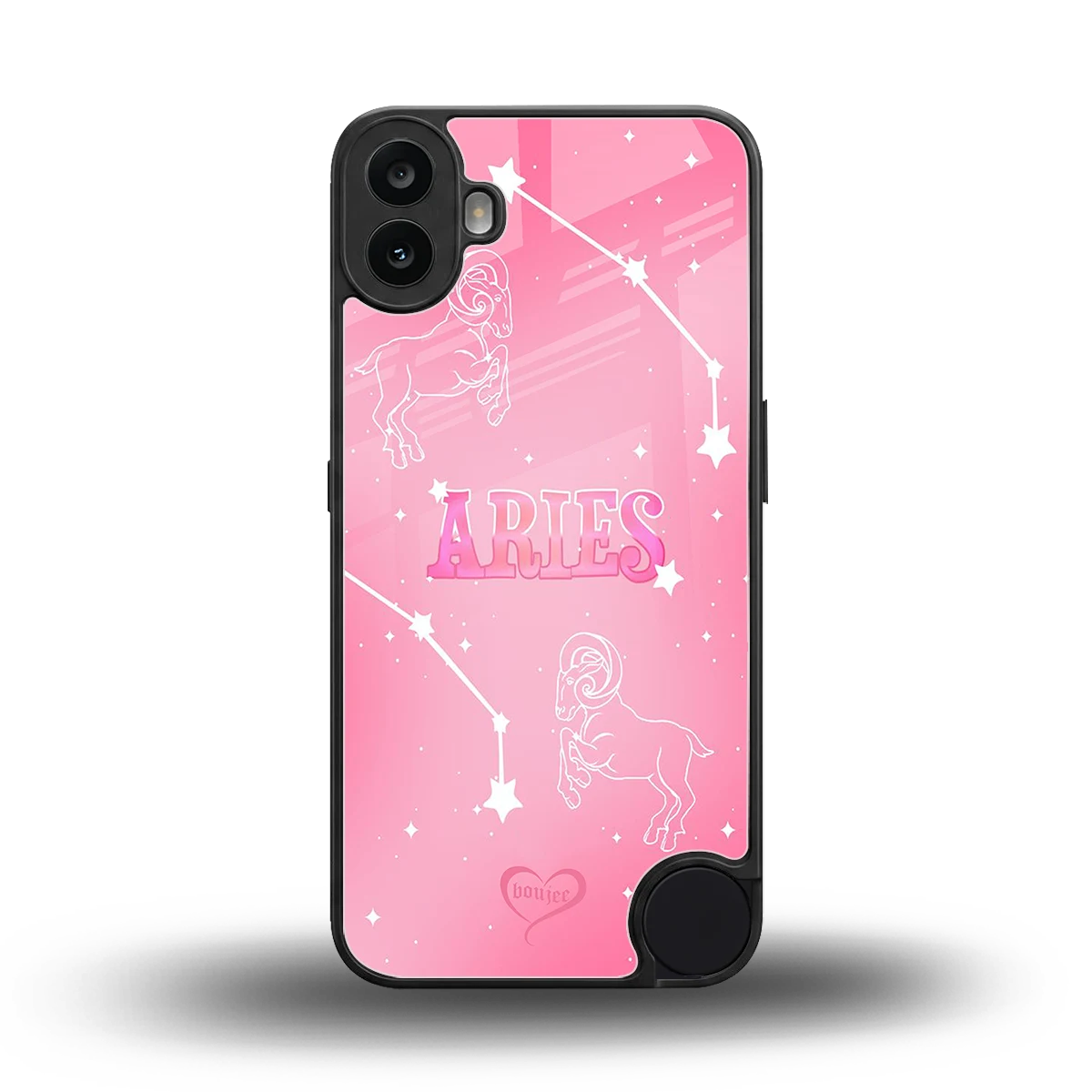 Aries Aura back phone cover | glass case for cmf nothing phone 1