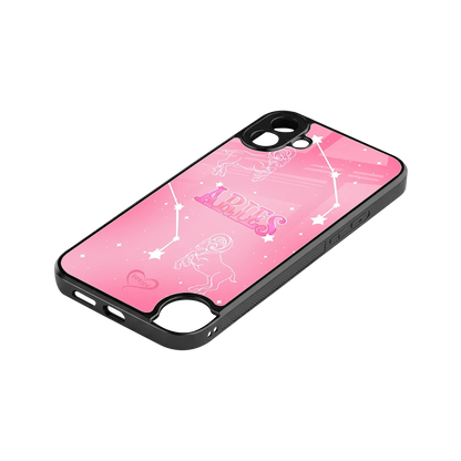 Aries Aura stylish phone case for cmf nothing phone 1 | glossy glass and slim fit