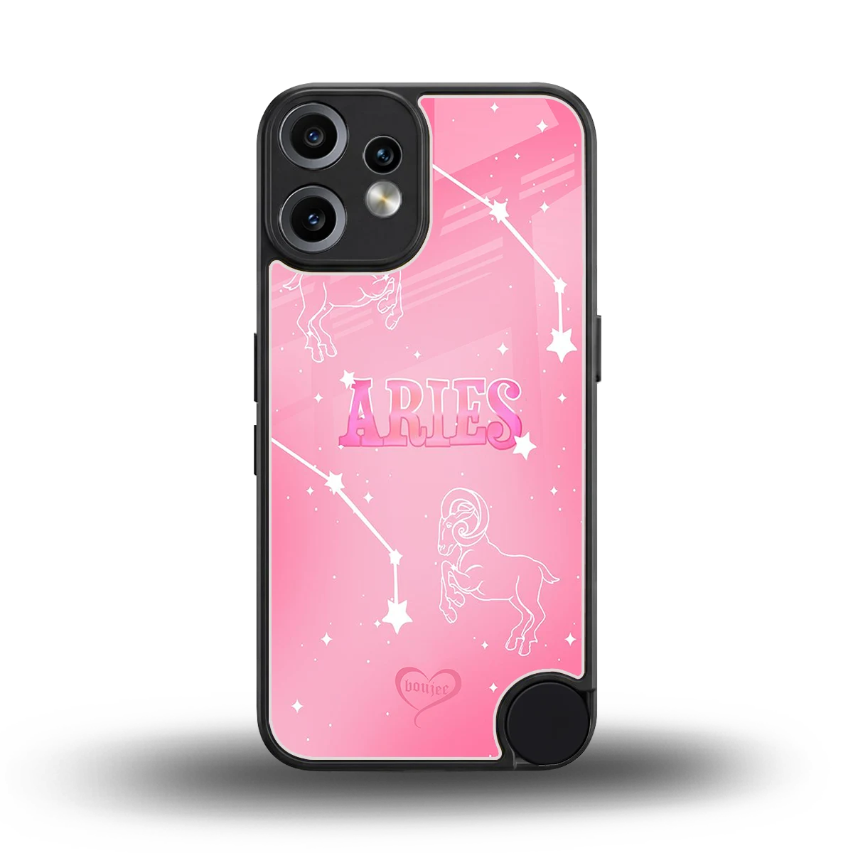 Aries Aura back phone cover | glass case for cmf nothing phone 2 pro