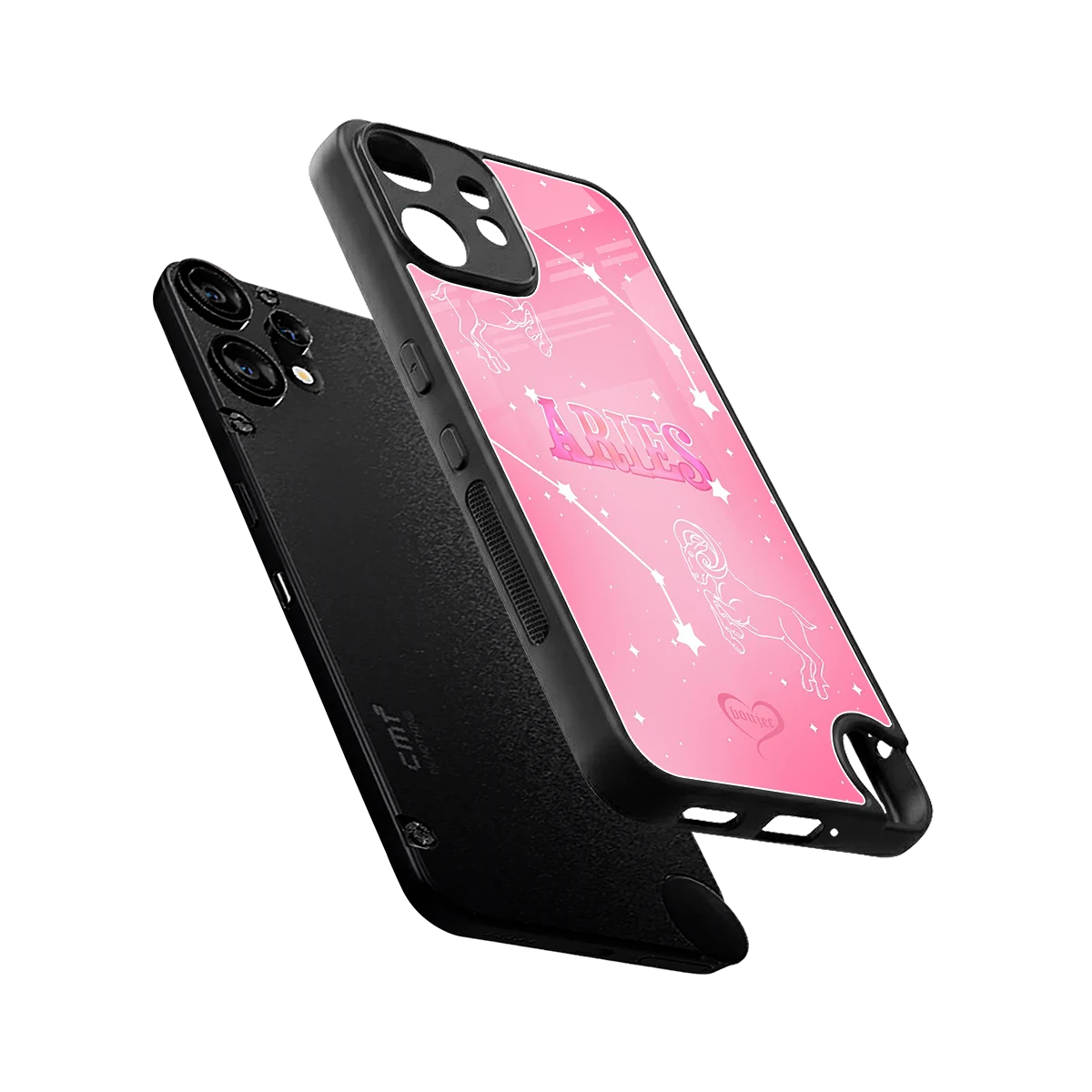 Aries Aura sleek cmf nothing phone 2 pro cover with tempered glass back and TPU edges