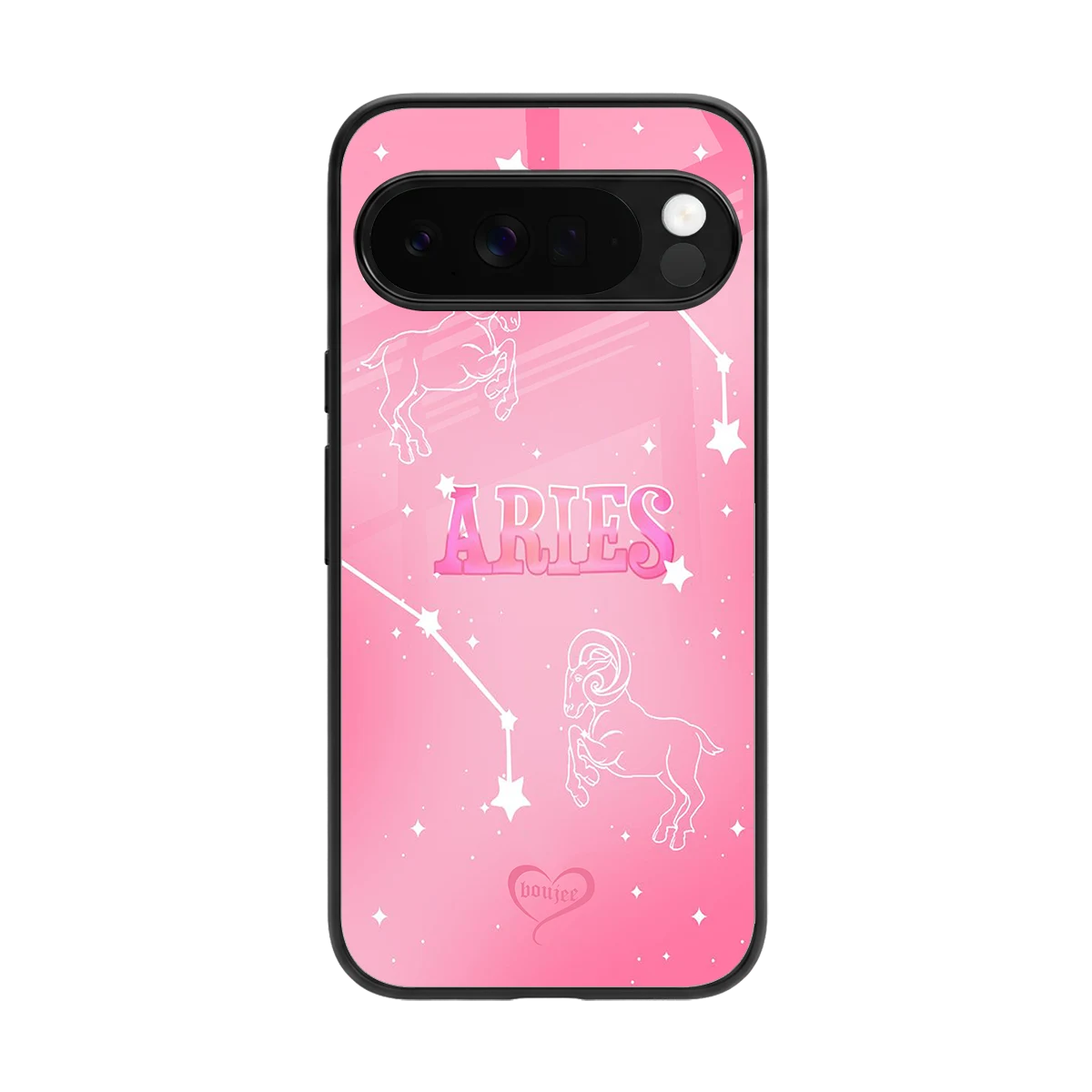 Aries Aura back phone cover | glass case for google pixel 10 pro xl