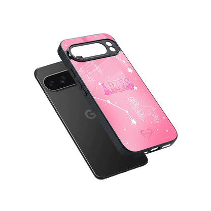 Aries Aura sleek google pixel 10 pro xl cover with tempered glass back and TPU edges