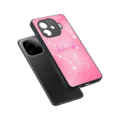 Aries Aura sleek iqoo neo 10r 5g cover with tempered glass back and TPU edges
