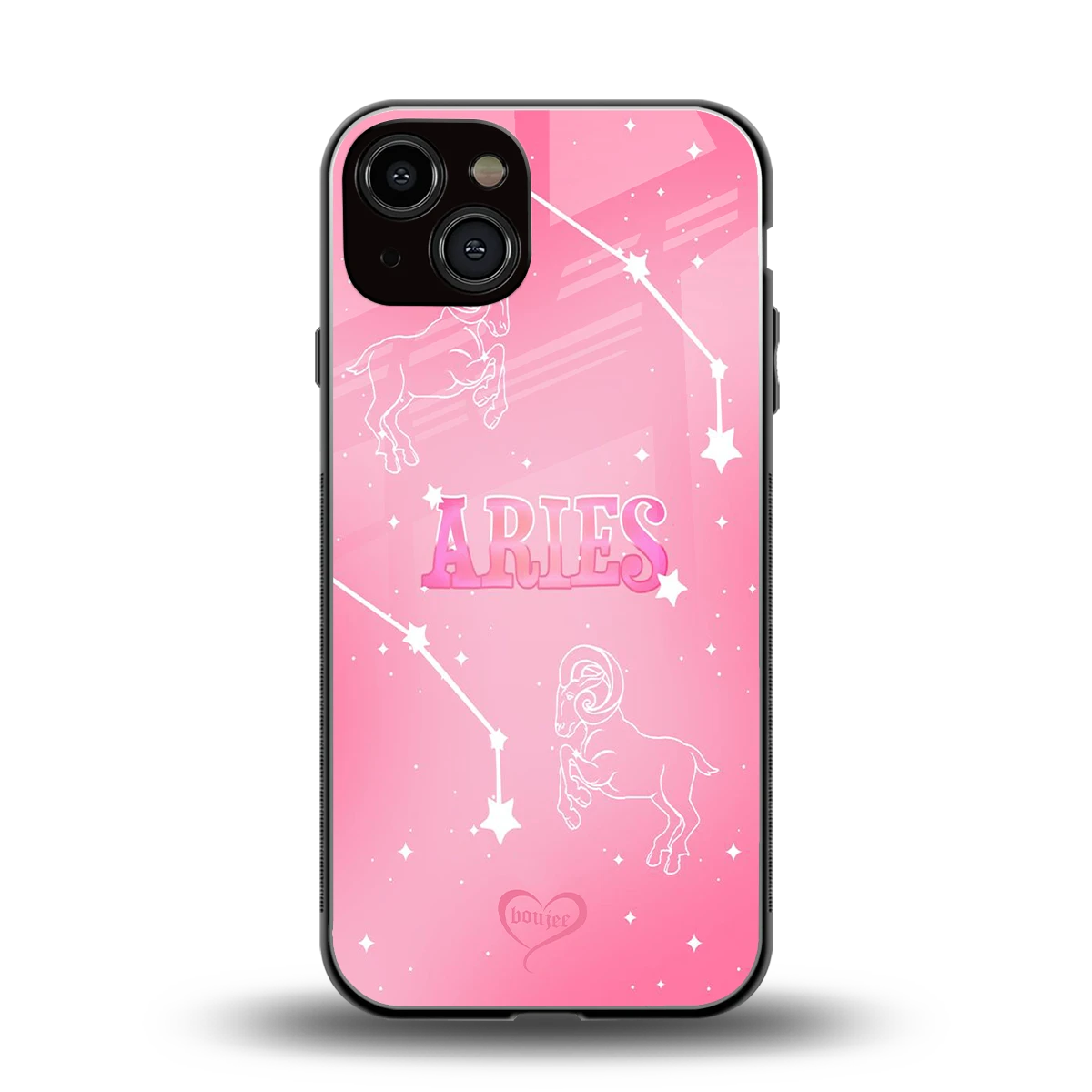 Aries Aura back phone cover | glass case for iphone 14
