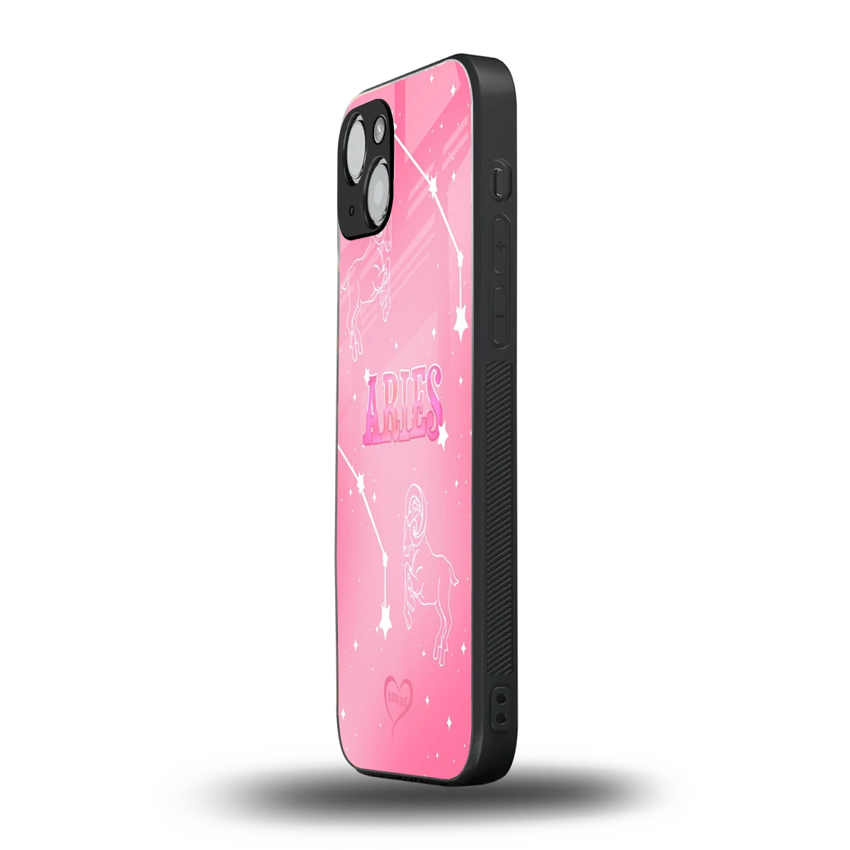 Aries Aura iphone 14 plus mobile cover | shockproof glass phone case