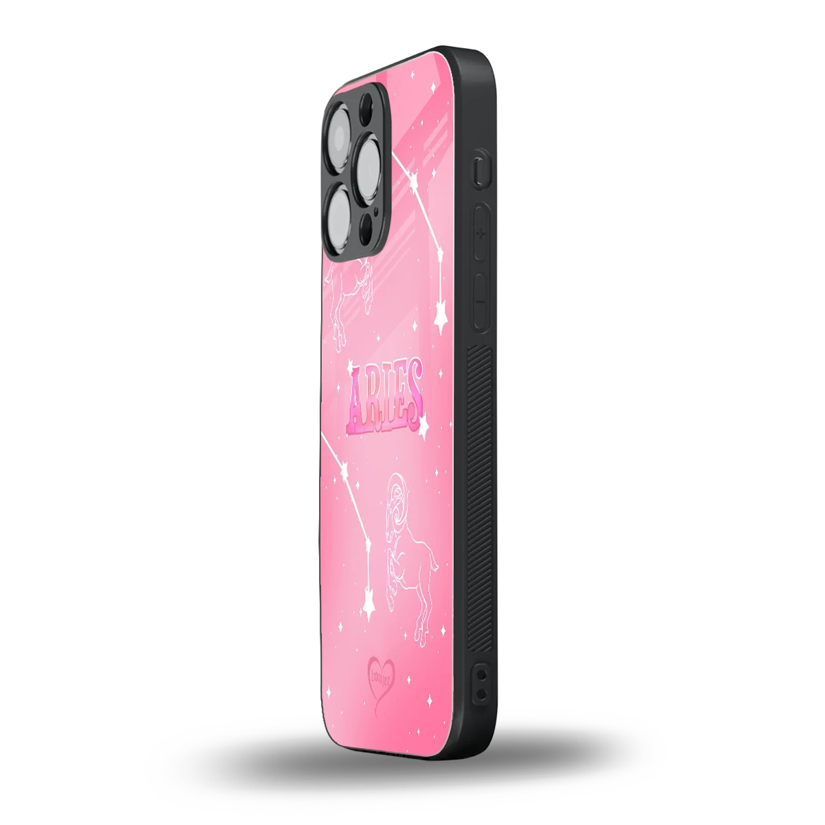 Aries Aura iphone 15 pro max mobile cover | shockproof glass phone case