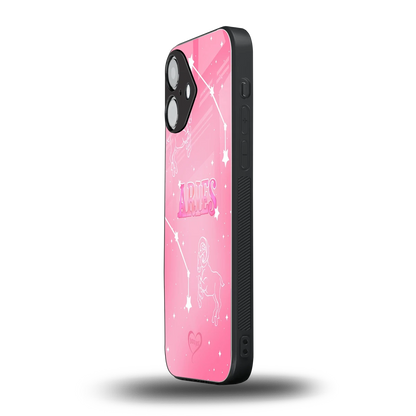 Aries Aura iPhone 16 mobile cover | shockproof glass phone case