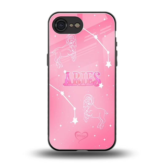 Aries Aura back phone cover | glass case for iphone 17e