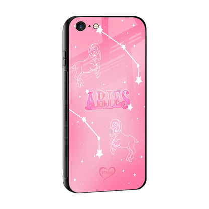 Aries Aura sleek iphone 6 cover with tempered glass back and TPU edges