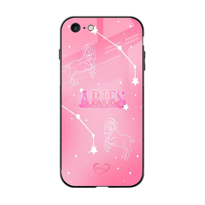 Aries Aura back phone cover | glass case for iphone 6s