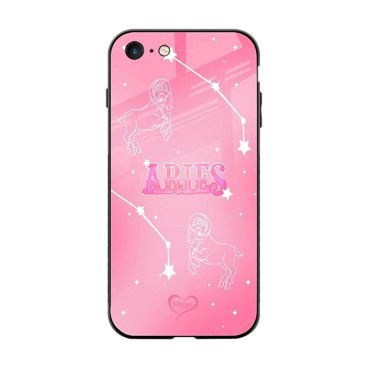 Aries Aura back phone cover | glass case for iphone 7