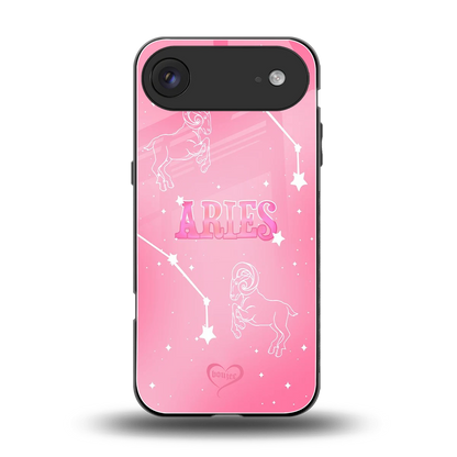 Aries Aura back phone cover | glass case for iphone air