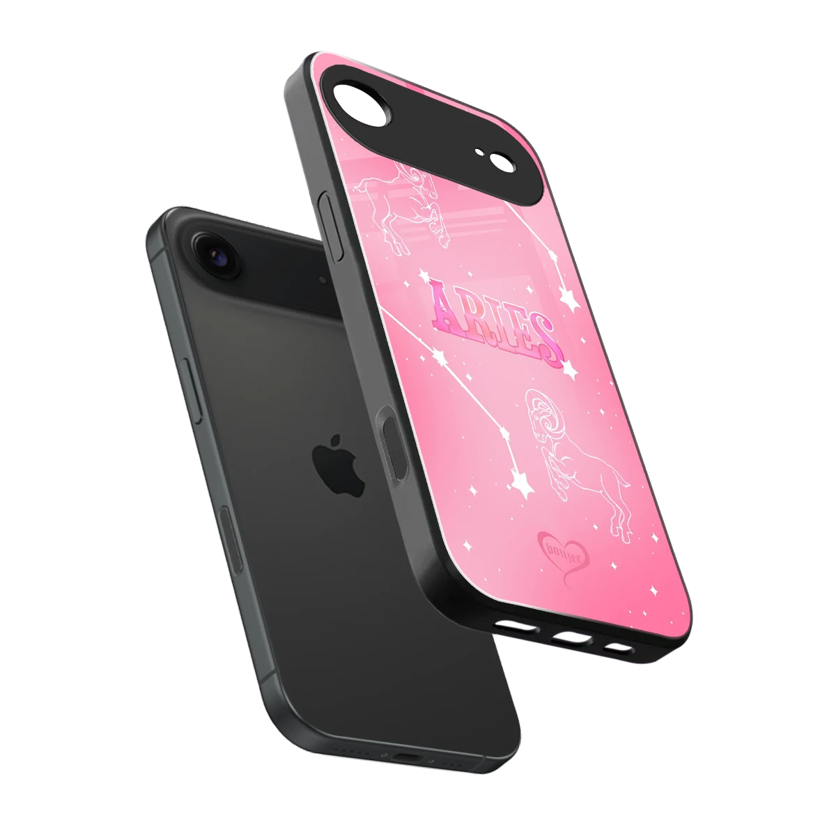 Aries Aura sleek iphone air cover with tempered glass back and TPU edges