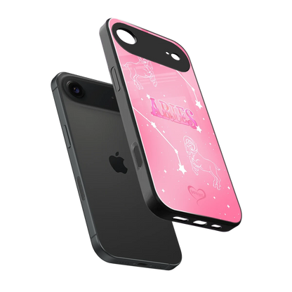Aries Aura sleek iphone air cover with tempered glass back and TPU edges