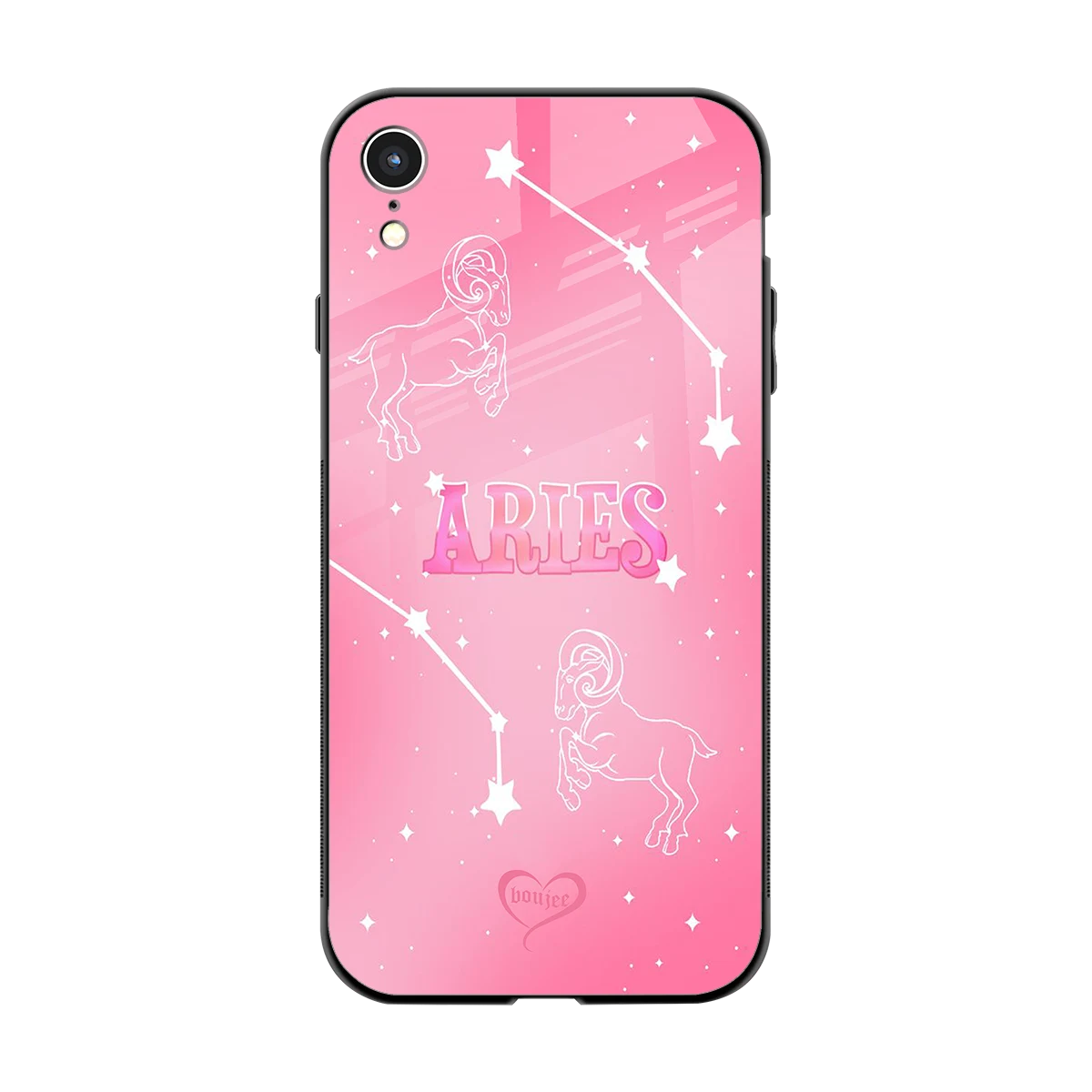 Aries Aura back phone cover | glass case for iphone xr