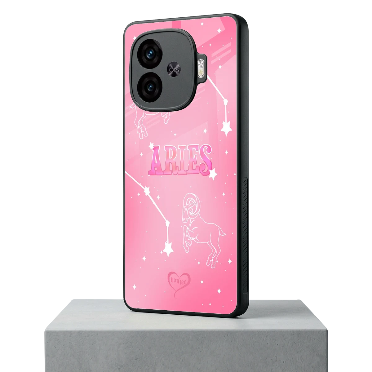 Aries Aura iqoo neo 10r 5g mobile cover | shockproof glass phone case