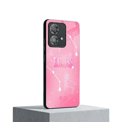 Aries Aura motorola edge 40 neo 5g mobile cover | shockproof glass phone case