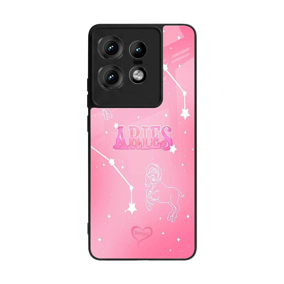 Aries Aura back phone cover | glass case for motorola edge 50 pro
