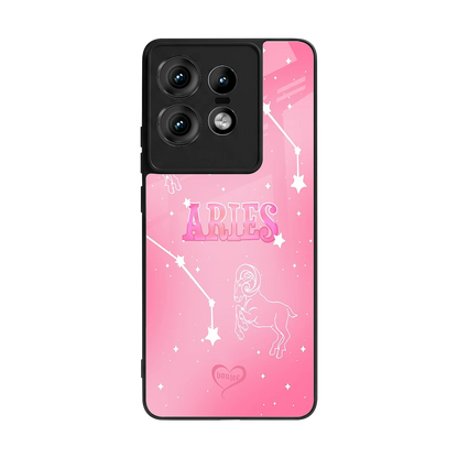 Aries Aura back phone cover | glass case for motorola edge 50 pro