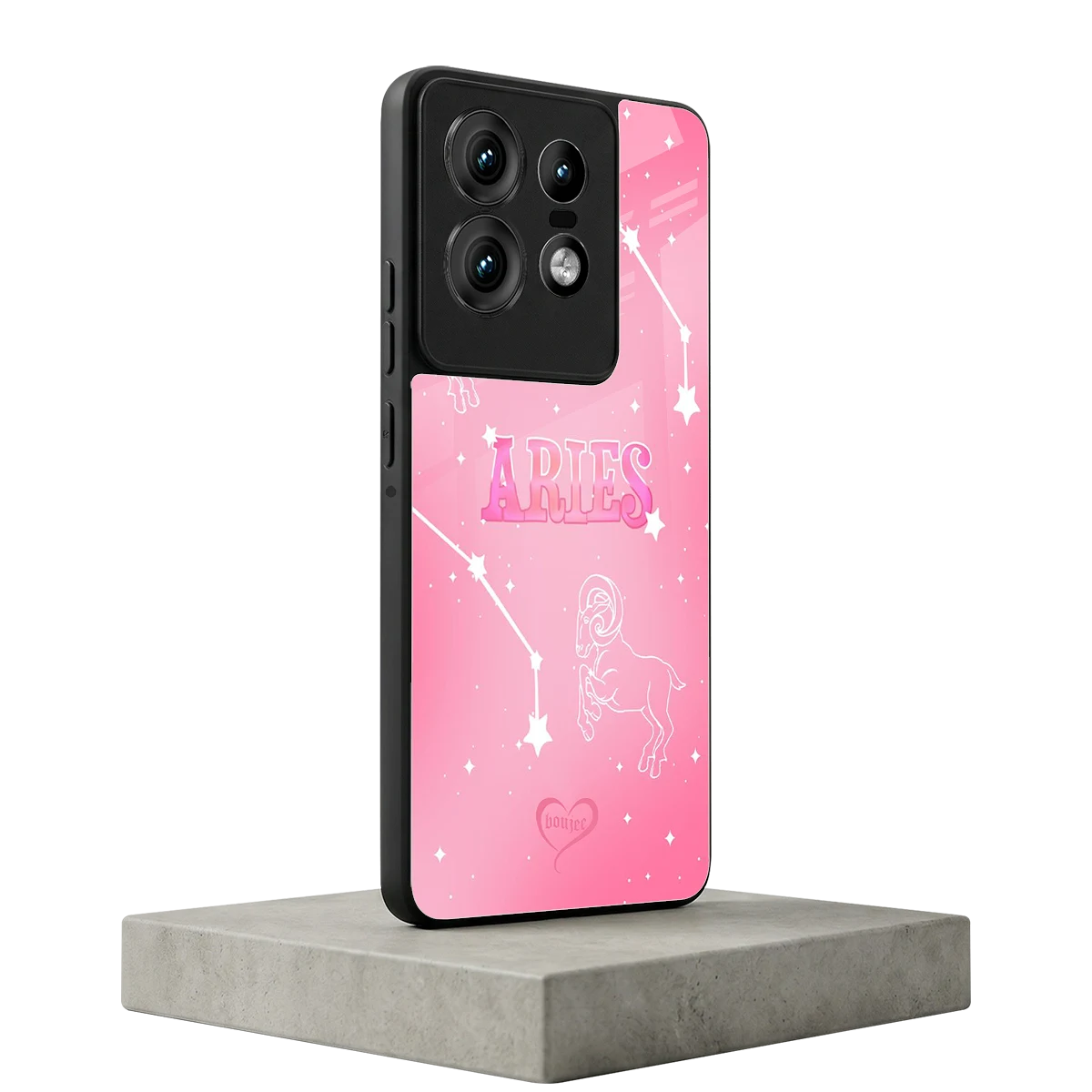 Aries Aura motorola edge 50 pro mobile cover | shockproof glass phone case