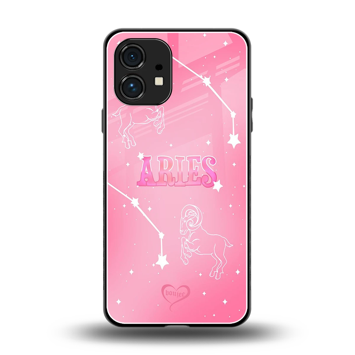 Aries Aura back phone cover | glass case for nothing phone 1