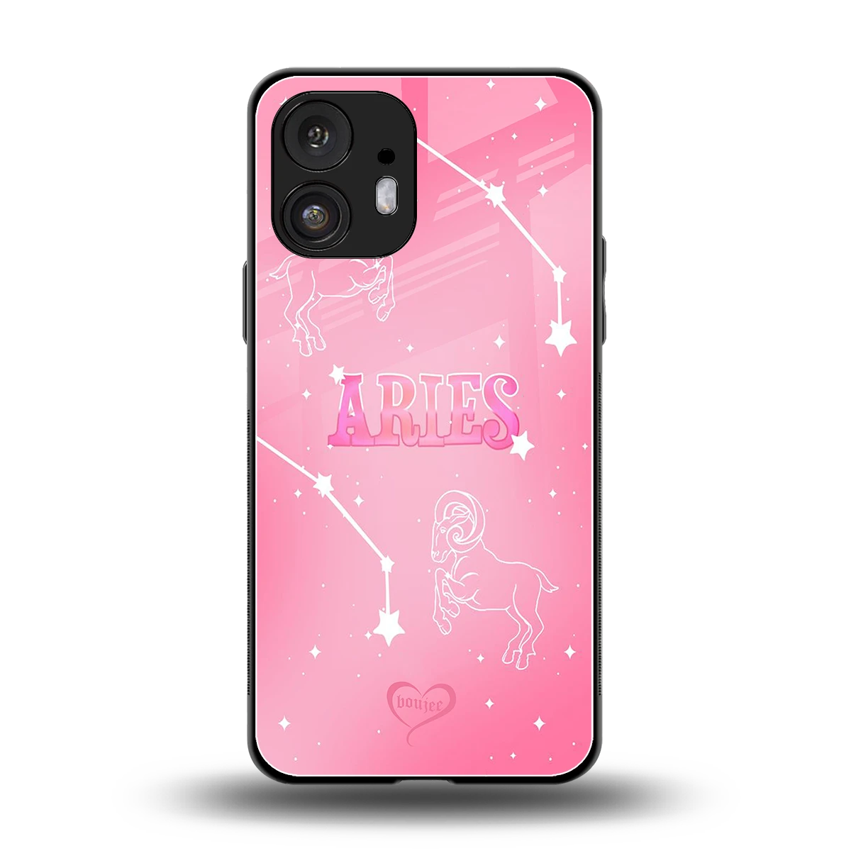 Aries Aura back phone cover | glass case for nothing phone 2