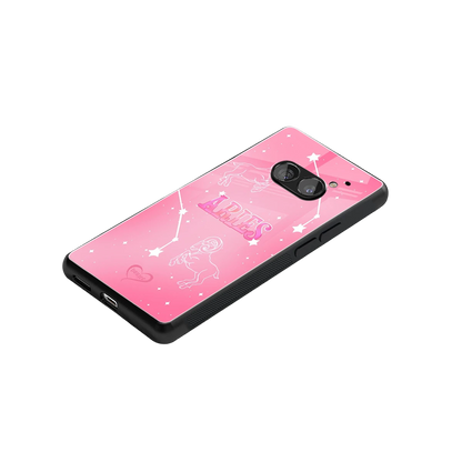Aries Aura stylish phone case for nothing phone 2a | glossy glass and slim fit