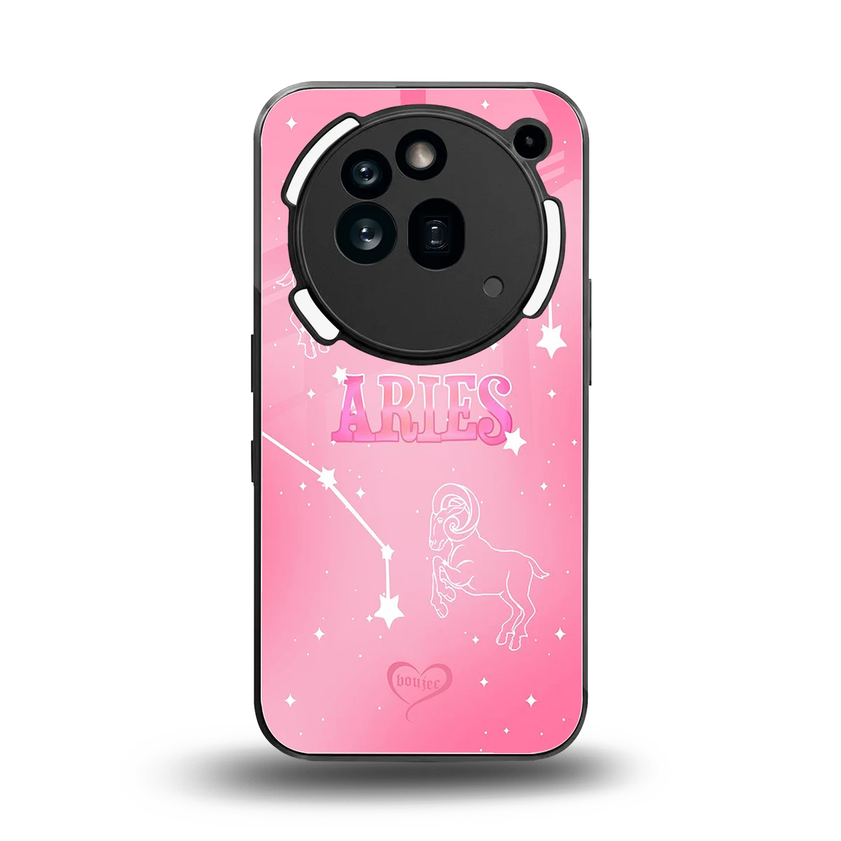 Aries Aura back phone cover | glass case for nothing phone 3a pro