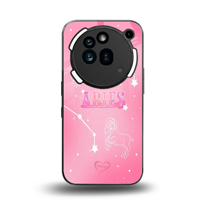Aries Aura back phone cover | glass case for nothing phone 3a pro