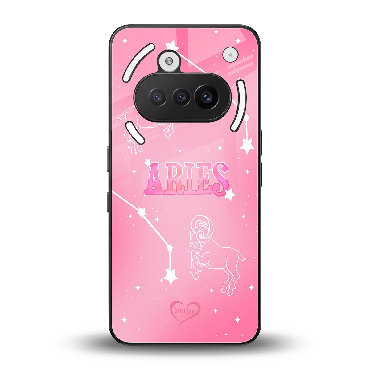Aries Aura back phone cover | glass case for nothing phone 3a