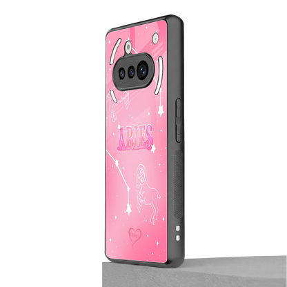 Aries Aura nothing phone 3a mobile cover | shockproof glass phone case